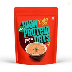 Yogabar 26g High Protein Oats 1kg , Korean Fire - Masala Oats with 26g