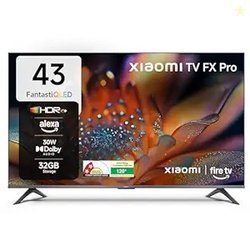 Xiaomi 108 cm (43 inch) FX Pro QLED Ultra HD 4K Smart Fire TV L43MB-FP