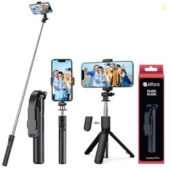 Elfora Bluetooth Selfie Stick Tripod Stand with 360 Degree Adjustable