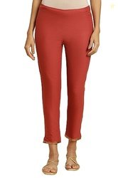 W for Woman Women's Slim Pant (23AUW62659-220751_Rust red_16)