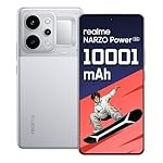 realme NARZO Power 5G (Titan Silver,8GB+128GB) 10001mAh Power. Stay Unstoppable. | 144Hz Curved+ AMOLED Display | Revolutionary Dual-Chip System | 50MP Sony OIS Camera