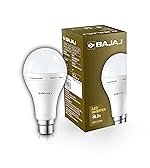 Bajaj iLED 8.5W Rechargeable Emergency Inverter LED Bulb | Cool Day Light | Upto 4 Hours Battery | B22D | (Pack of 1, White)