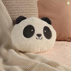 Mirada Black Panda Soft Face Toy - 25 cm| Adorable Plush Animal for Ki