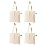 VantageKart Natural Cotton Tote Bags – Eco-Friendly Multipurpose Bags for DIY Painting, Embroidery, Artists, Schools, Workshops, Shopping & Bulk Gifting