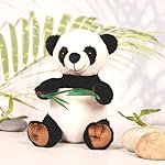 Mirada Glitter Eye Panda Soft Toy â 22cm | Cute Black & White Plush Stuffed Animal for Kids, Boys & Girls | Super Soft Cuddly Panda Toy Room DÃ©cor Plushie