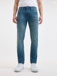 Pepe Jeans Men Slim Mid Rise Blue Jeans