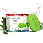 Mamaearth Neem Moisturizing Lotion Soap with Neem & Tea Tree for Skin Purification (3 + 1 Free) – (125 gm x 4) | Units For Skin Protection | Soothes Inflammation | Deeply Cleanses | 76% TFM Grade 1 Soap