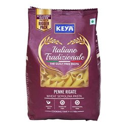 Keya Penne Pasta 1kg, 100% Durum Wheat Pasta | Vegetarian | No MSG | L