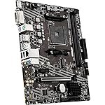 MSI B550M-A PRO ProSeries Motherboard (Support 3rd Gen AMD Ryzen, AM4, DDR4, PCIe 4.0, SATA 6Gb/s, M.2, USB 3.2 Gen 1, DVI/HDMI, Micro-ATX),Black