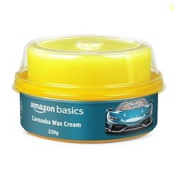 Amazon Basics  Specialty Cream Carnauba Wax for Car & Bike | 220g | Hi