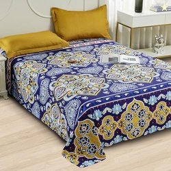 Story@Home bedsheet for Double Bed Queen Size 240TC Satin Finish, Micr