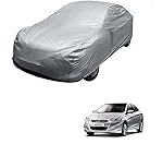 Kozdiko Silver Matty Car Body Cover with Buckle Belt