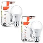 Orient Electric 9W High Glow LED bulb| 180-degree wide beam angle| Voltage surge protection up to 4 kV| 6500K, Cool White| B22d base| Made in India| Pack of 2