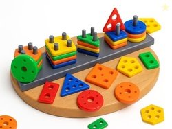 Novo Baby Smart Activity Fun&Learning Blocks Geometrics, Educational &