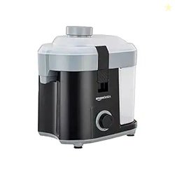 amazon basics 450 W CENTRIFUGAL JUICER WITH PUSHER | REMOVABLE PULP CO