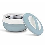 Asian Plastowares Cosmos Casserole 1500ml | Premium Insulated ISI-Certified Hotpot | Elegant Buffet Set | Kitchenware Gift with Box | Bluish Grey