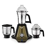 Preethi Titan Mixer Grinder | 1000W Watt | 2yr Guarantee & Lifelong Free Service I 3 Jars I Black (MG-283)