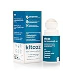 Kitcoz Foot Cream Roll On with 20% Urea, 2% Lactic Acid, Glycerine & Olive Oil for Dry Feet, Cracked Heels & Diabetic Foot | Non Sticky Formulation – 50ml