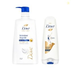 Dove Intense Repair Shampoo 650ml & Dove Intense Repair Conditioner 17
