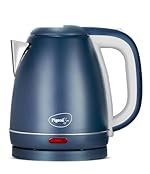 Pigeon Tesla Electric Kettle 1.5 L, 1300 Watt, Stainless Steel Body with Auto Shut-off Feature Used for Boiling Water – (Matt Blue)
