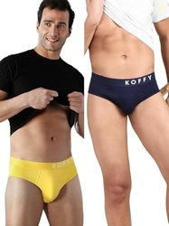 KOFFY Form-Soft Micro Modal Brief KI36_NB_YLW_M_2PC
