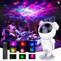 Star Projector Galaxy Night Light Astronaut Space Projector Starry Neb