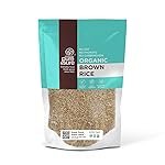 Pure & Sure Organic Brown Rice 2Kg | 100% Naturally Processed & Unpolished Brown Chawal | Rich in Protein & Fiber | Helps to control Diabetes & Blood Pressure| 1Kg each (Pack of 2)