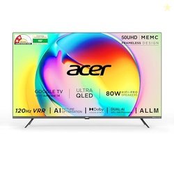 acer 126 cm (50 inches) Super Series 4K Ultra HD Smart QLED Google TV