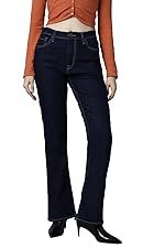 HIGH Star Women’s Bootcut Fit Mid Rise Jeans