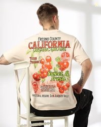 DNMX Men Graphic Print Relaxed Fit Crew-Neck T-Shirt