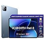 XIAOMI Pad 8 | Flagship Snapdragon 8s Gen 4 |11.2″ 3.2K ImmersiView Display | 12GB, 256GB | Ultra Slim Metal Design | 9200mAh Battery | 68 Bn+ Colours HyperAI | Wi-Fi 7 | Titanium Blue