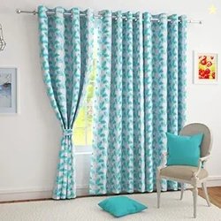 Story@Home Curtains 8 Feet Long Set of 1 | Room Darkening Curtain | Fl