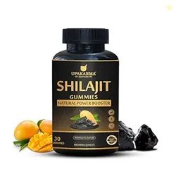 Upakarma Shilajit Gummies | 250 mg Shilajeet/Gummy with 75% Fulvic Aci
