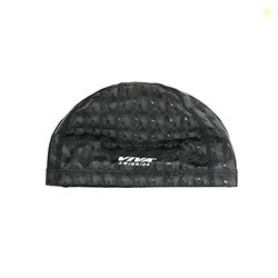 Viva PU 3D Swimming Cap for Boys and Girls (Black)