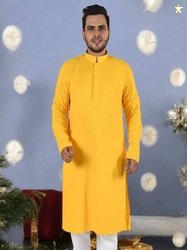 Atly Floral Embroidered Chikankari Mandarin Collar Straight Kurta