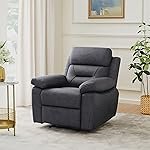 Solimo Garcin Motorized 1 Seater Fabric Recliner (Grey)