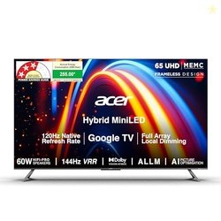 acer 164 cm (65 inches) M Series 4K Ultra HD Smart QLED Mini LED Googl