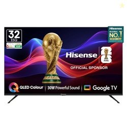 Hisense 80 cm (32 Inches) HD Ready Smart QLED Google TV | HDR10, 30W P