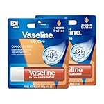 Vaseline Lip Care Cocoa Butter Lip Balm Stick 4.8g (Pack of 2)