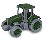 Asian Portable Plastic Pull Back Swaraj Tractor Toy for Kids Pack of 1 (Multicolor)