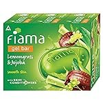 Fiama Gel Bar Lemongrass And Jojoba, 375g (125g – Pack of 3), with Skin Conditioners for Smooth Skin, Bathing Soap for Women & Men, For All Skin Types