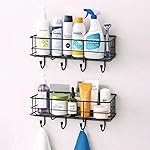 Bathroom Organizer | Self Adhesive Bathroom Shelf & Rack for Modern Space Saving Storage (Pack of 2)