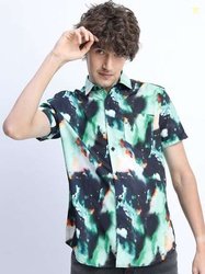 HIGHLANDER Men Printed Casual Shirt