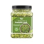 MarwarBites Premium Pumpkin Seeds 1kg – AAA Grade | Kaddoo Beej | Edible Seeds for Snacking, Topping & Baking | Raw & Natural Superfood Diet Snack | Rich Source Of Fibre | Resealable Jar Pack