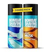 Bombay Shaving Company Deodorant Aerosol Combo – Aqua & Musk – 150Ml X 2 |Deodorant For Men Long Lasting| 300 ML (Lemon)