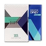amazon basics 2026 New Year Dated Diary | Hard Bound Personal Organizer For Him & Her | Goal Setting & Productivity Tools | Set Of 2, Planner, Multicolor