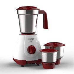Maharaja Whiteline 500W Livo Pro Mixer Grinder with 3 Stainless Steel