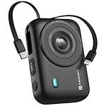 Portronics Power Shutter 20000mAh 15W Magnetic Wireless Fast Charging Powerbank with in-Built Type C & 8 Pin Cable, 22.5W Type C PD Output, Type C Bidirectional Port, LED Display (Black)