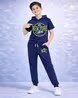 TRAMPOLINE Boys Printed 2-Piece Pants & T-Shirt Set