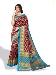 SAADHVI Ethnic Motifs Art Silk Saree